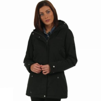 Regatta Womens Brodiaea Jacket Black/Black Regatta Womens Brodiaea Jacket Black/Black